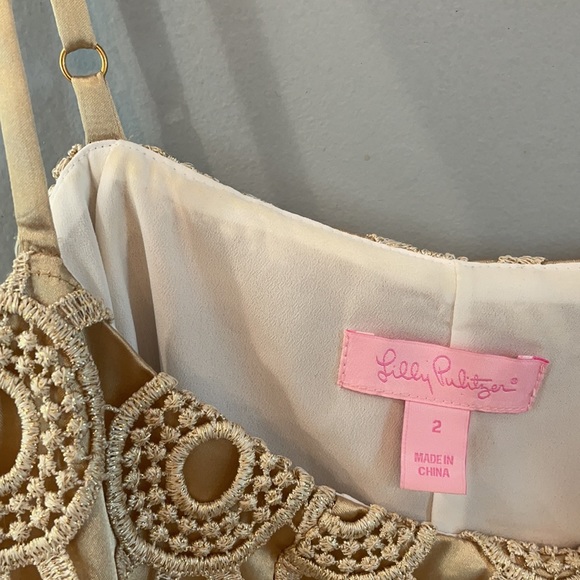 Lilly Pulitzer Beth Lace Slip Dress Size 2 - Picture 15 of 15